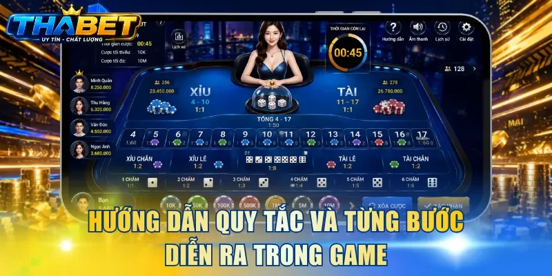 Xúc Xắc 3 Phút - Hướng Dẫn Cách Chơi Và Bí Kíp Thắng Lớn 3 Hướng dẫn quy tắc và từng bước diễn ra trong game